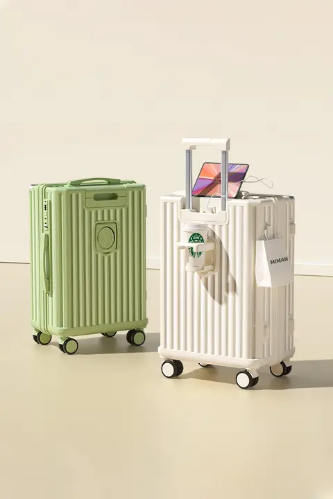 大容量キャスターバッグ【旅行用・パスワードロック・男女兼用・ジッパータイプ】