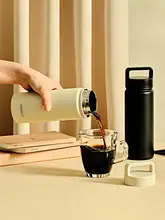 304ステンレス製真空保温コーヒーカップ【持ち運びに便利・学生向け・お茶用】