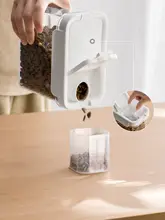 Lazy Corner ペットフードストッカー 密閉容器 防湿 食品グレード 猫用 保存 収納
