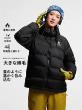 高蓬白鹅绒ジャケット【アウトドア用・防寒・男女兼用】