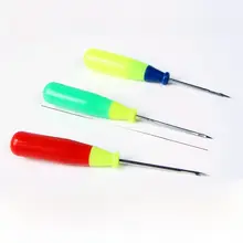 靴用プラスチックハンドルの穴あけ道具【フック付き・円孔用】