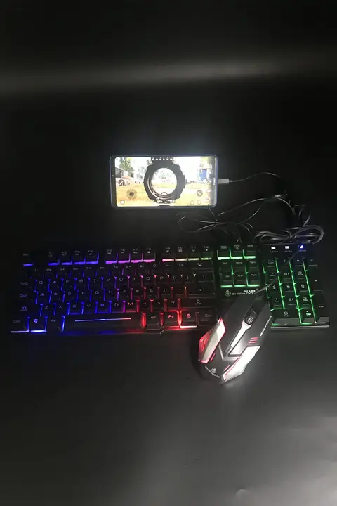 モバイルOTG接続キーボードマウスセット【ゲーミング・デスクトップ・サポート】（セットアップ対応）