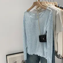 幅広いスタイルに合う！アイスシルクVネックカーディガン【春夏用・防寒・軽量】