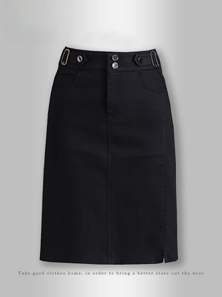 エグミ ホワイト デニム スカート