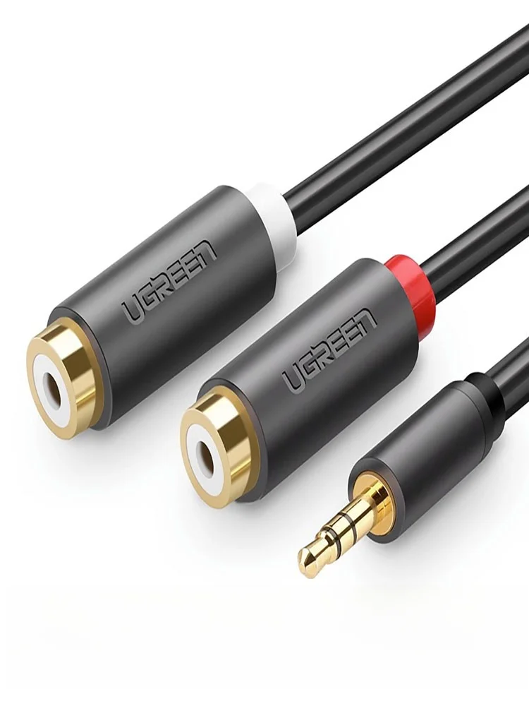 3.5mmからRCAへの逆接続アダプターケーブル：同軸ケーブルとは異なる音声接続の実用性