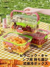 食品級ポータブル保冷ボックス【アウトドア・春のピクニック・移動用】