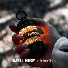 WELLHIKE LEDランプ RGB ミニ コンパクト ルーレット型 EDCギア アウトドア キャンプ テント デスク周り インテリア 「WELLHIKE」