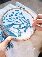 手作り DIY 花刺繍 バッグ 素材パッケージ