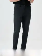 JSSD HOMME メンズ 春用 微ストレッチデニムパンツ【ミドルウエスト・ビジネスカジュアル・ストレート】