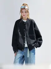 チェック柄のワッフルカーディガン【春用・女性用・ゆったりシルエット】