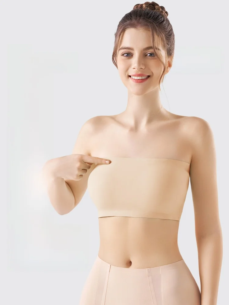 ノンワイヤーブラトップ ノースリーブデザインで垂れない安定感を実現