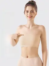 滑り止め付きのブラトップ【ノースリーブ・美しいバックデザイン・無痕タイプ】