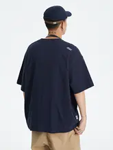 夏用スリム刺繍入り半袖Tシャツ【カジュアル・ゆったりフィット】