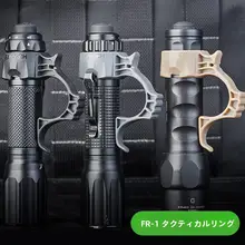 携帯可能な小型強光充電式懐中電灯【タクティカルデザイン・18650電池・長時間使用可】