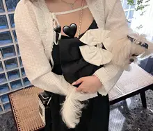 ペット用 黒い マルチーズ風ドレス【サテン生地・プリンセススタイル・可愛いデザイン】