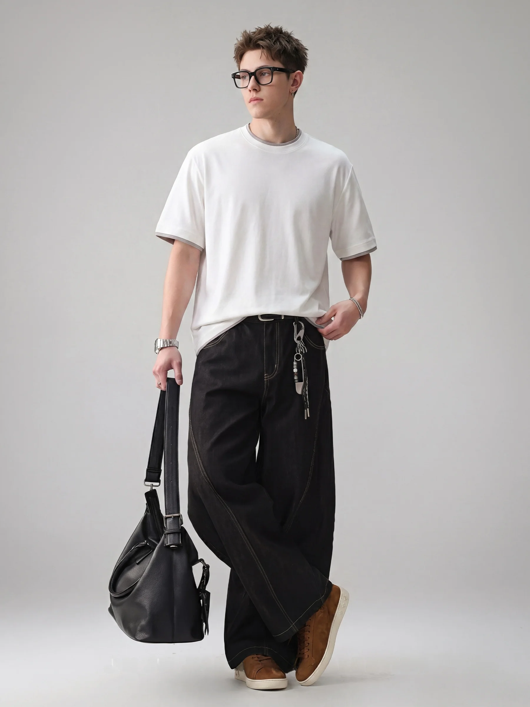 「tシャツ 重ね着 メンズ」で失敗しないコーデは？高級感と通気性のバランスを取る秘訣