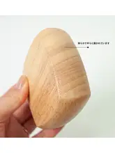 ラバーウッド製 ニードルホルダー ボウル【木製・DIY用・ナチュラルカラー】