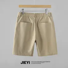 JIEYI メンズカジュアルショートパンツ【多色展開・立体裁断・夏用・ストレートシルエット】