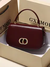 真皮製 ハーフムーンサドルバッグ【スタイリッシュ・シンプルなデザイン・ショルダー/クロスボディ兼用】