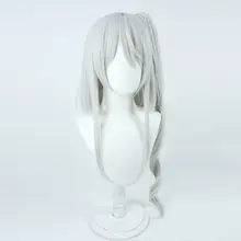 コスプレ用タクティカルウェア【銀灰色・NIJISANJI EN・ウィッグ付・虎口クリップ】