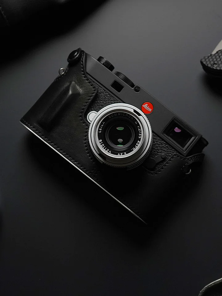 MrStone LEICA M11用レザーケース【手掌模様・カメラグリップ保護】