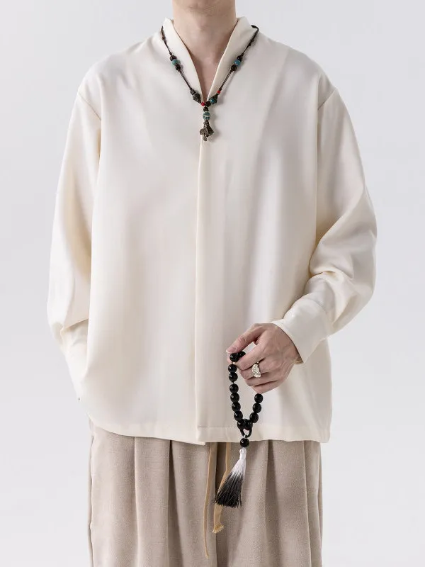 お参り服装にぴったりの春の着こなしは？新  中式シャツが解決する3つの悩み