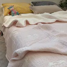 夏用ライセール天絲ガーゼブランケット【ひんやり感・ダブルサイズ・エアコン対応】（セットアップ対応）