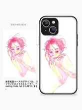 スマホケース オリジナルイラスト 浮遊 猫 コード iPhone対応