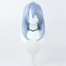 コスプレ用 ブルーウィッグ【キャラクター:天雨アコ・スタイリング済み】