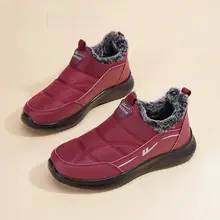 Warrior 冬用 裏地が暖かい女性用防滑シューズ【中高齢者向け・雪用ブーツ】