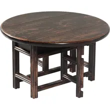 古風デザインのアウトドア用茶卓【携帯便利・榫卯工法】