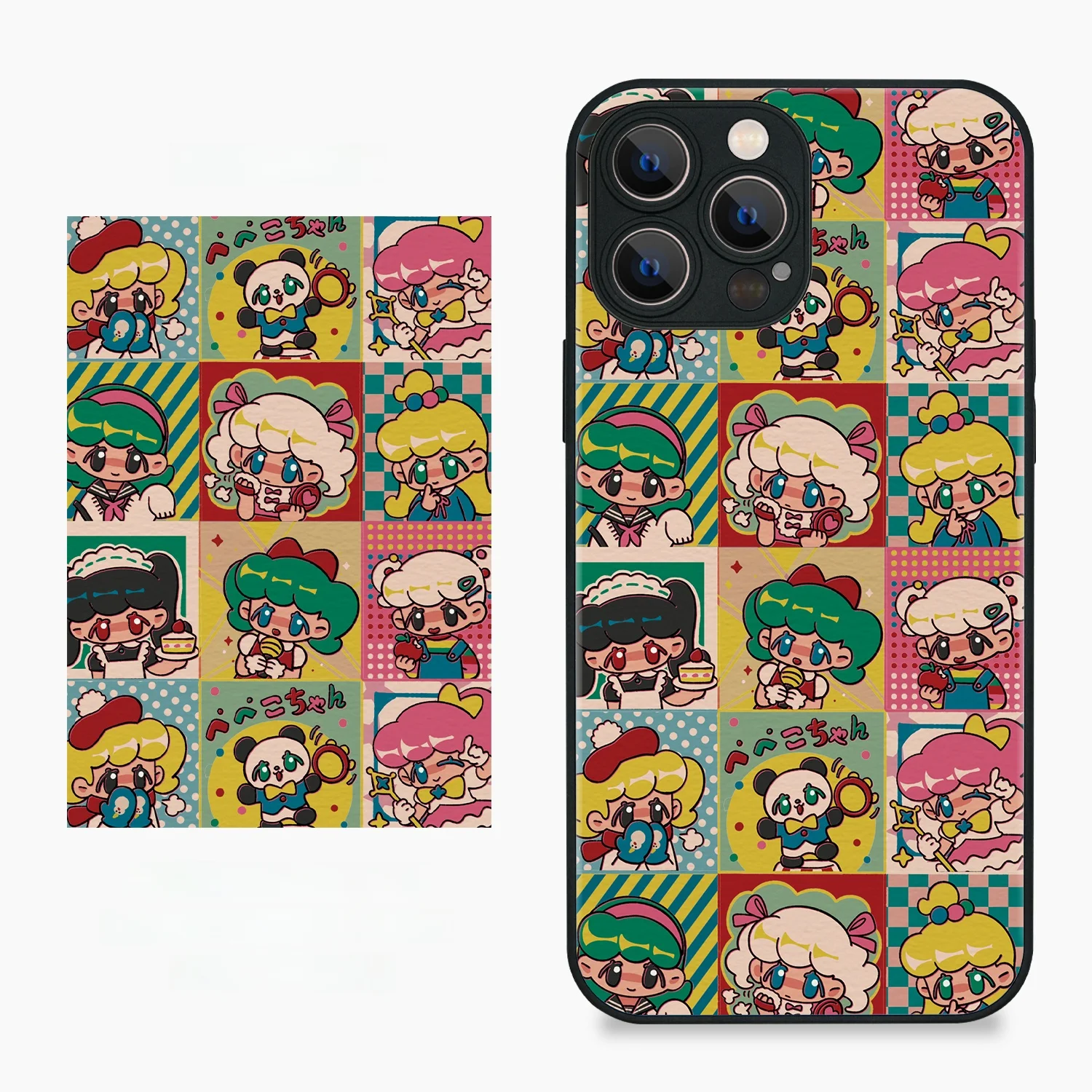 イラストレーターとのコラボレーション！レトロかわいいスマートフォンケース
