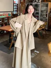 高級感あふれる西洋風サロペットドレス【春秋用・ロング丈・女性用・軽やかなスタイル】（セットアップ対応）