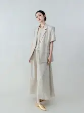 新中式デザインの涼感三点コーディネート【チューブトップ・半袖ジャケット・ハイウエストスカート】（セットアップ対応）