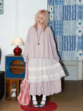 軽やかで通気性のあるローズウエストのフレアスカート【レトロデザイン・シンプル・Aライン】（セットアップ対応）