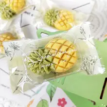 透明焼き菓子包装袋【緑豆糕・雪花酥・マドレーヌ・パイナップルケーキ用・加托付き】