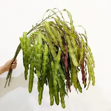 高品質 フェイクグリーン 豆荚風 プラント アレンジメント用装飾用フラワー