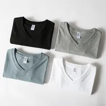 VネックTシャツ【ブラック＆ホワイト・極上の柔らかさ・ゆったりフィット・男女兼用・夏用】