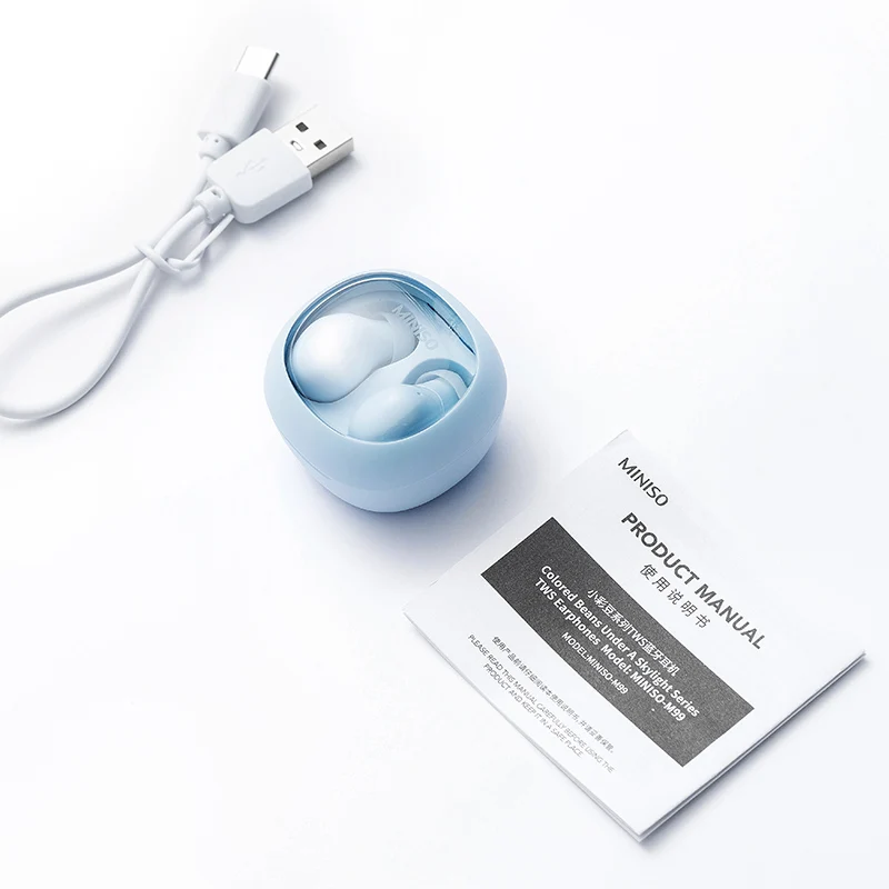 MINISO 小彩豆TWSイヤホン：ノイズキャンセリング機能と長時間使用に適した運動向けモデル