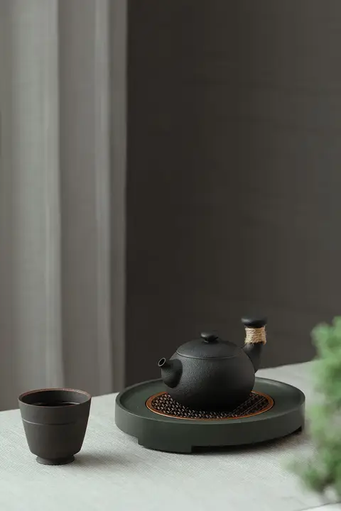 万仟堂 陶器製ティーポット【高級功夫茶具・家庭用・シングルポット】