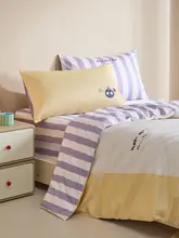 子供用ベッドセット【全棉・デジタルプリント・シンプルデザイン】（セットアップ対応）