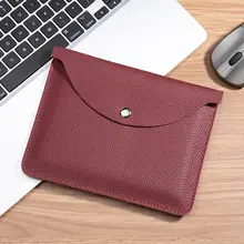 収納ポーチ 本革 大容量 ノートPC電源 充電ケーブル モバイルバッテリー PCアクセサリー オーガナイザー