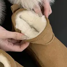 防水厚底ショートブーツ【冬用・フリースライニング・保温・履きやすい】