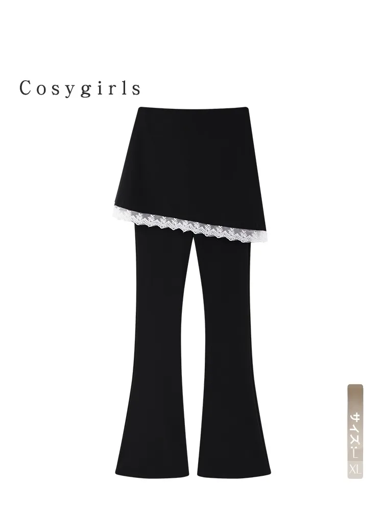 高腰フレアパンツ：cosygirlsの黒色ストレートデザインが通勤スタイルにどう活かされるか
