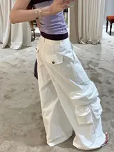 アメリカンスタイルのスリムストレートカーゴパンツ【速乾・シンプル・カジュアル用】