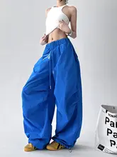 夏用 薄手ブルーリラクシー ワイドパンツ【女性・高身長・通気性・軽量】