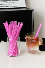 ストロー ハート型 ピンク おしゃれ 個包装 インスタ映え コーヒー ジュース 飲料用