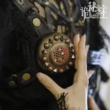深紅の月冕の発光飾品【蒸気の大陸・シャロンシリーズ】