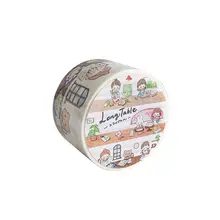 デコレーション用テープと紙ラール【手帳・コラージュ・かわいいデザイン】