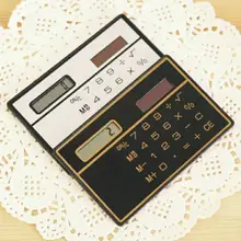 薄型ポータブルソーラー電卓【カードタイプ・ミニサイズ・高いデザイン性】